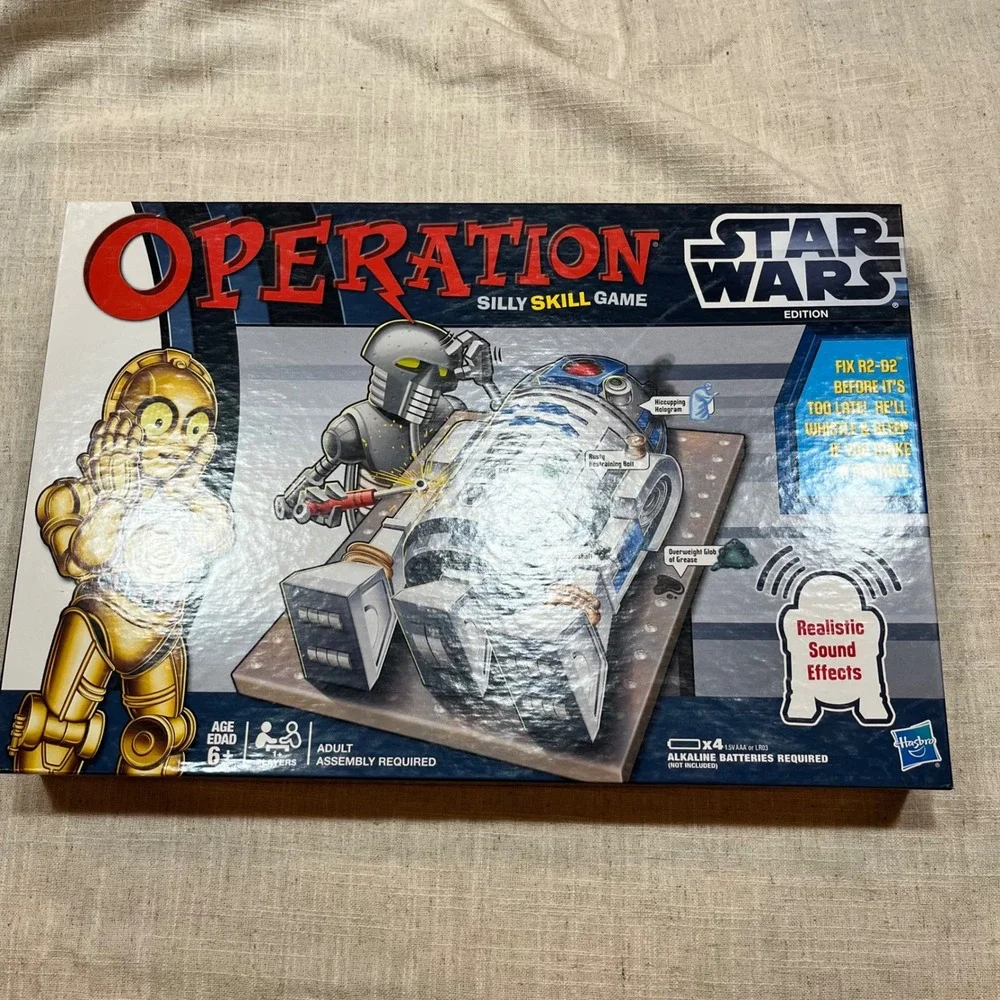 Star Wars Operation Game Silly Skill Game R2-D2‎ Hasbro 2012